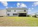 Expansive backyard view featuring a well-maintained lawn and the home's back exterior with bright windows at 4530 Tournette Dr # 18, Indian Land, SC 29707