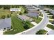Aerial view of property at 4975 Looking Glass Trail, Denver, NC 28037, surrounded by green lawns at 4975 Looking Glass Trl, Denver, NC 28037