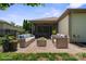A patio with outdoor furniture is ready for entertaining at 4975 Looking Glass Trl, Denver, NC 28037