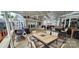 Expansive covered deck has multiple seating and dining areas with grilling zone at 6641 Monford Dr # 54, Conover, NC 28613