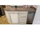 Shows the kitchen with cabinetry and an appliance at 6641 Monford Dr # 54, Conover, NC 28613