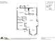 Detailed floor plan showcases the layout of the home, including room dimensions at 7442 Crestside Ln, Charlotte, NC 28227