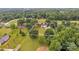 Overview of the home's location, with surrounding trees and property lines highlighted at 827 River Hills Ct, Taylorsville, NC 28681