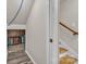 Basement storage area near a staircase with access to an upper floor at 827 River Hills Ct, Taylorsville, NC 28681