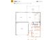 An open-concept floor plan with a kitchen, Gathering room, nook, garage, and a bedroom at the entry at 1005 Cunningham Farm Dr, Indian Trail, NC 28079
