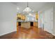 Spacious eat in kitchen with island, stainless appliances, and plenty of cabinet space at 1030 Pinehurst Ln, Fort Mill, SC 29707