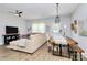 Inviting living room showcasing natural light, ceiling fan, and stylish furnishings at 1066 Mclain Rd # 14, Kannapolis, NC 28083