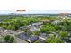 Aerial view of community near Charlotte and Noda with tree coverage at 1162 E 36Th St, Charlotte, NC 28205