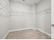 Walk-in closet featuring ample shelving and carpeting at 1162 E 36Th St, Charlotte, NC 28205