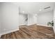 Spacious room with hardwood floors and stair access at 1162 E 36Th St, Charlotte, NC 28205