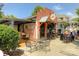 Restaurant STELLA CHT COFFEE with outdoor patio seating and brick exterior at 1162 E 36Th St, Charlotte, NC 28205