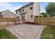 View of the stone patio and deck at 1534 Piney Church Rd, Concord, NC 28025