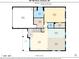 Detailed floor plan showcasing the layout of the home, including the living room, kitchen, bedrooms, and bathrooms at 207 9Th Ne Ct, Conover, NC 28613