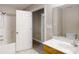 Bathroom with a shower and bathtub combo and a vanity at 2377 Mintew Cir, Lincolnton, NC 28092