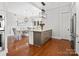 Modern kitchen featuring granite countertops, a central island, and stainless steel appliances at 2521 Neely Store Rd, Rock Hill, SC 29730
