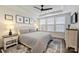Cozy main bedroom featuring a ceiling fan, and lots of natural light at 310 N Dotger N Ave # 4, Charlotte, NC 28204