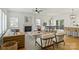 Bright and airy living area with modern decor, a cozy fireplace, and an open layout for entertaining guests at 3163 Maury St, Charlotte, NC 28208