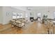 Spacious living room features large windows, a chic fireplace, and a contemporary layout perfect for relaxation at 3163 Maury St, Charlotte, NC 28208