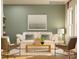 Serene living room with neutral tones, comfortable seating, and stylish decor at 3882 Horsham St, Indian Land, SC 29707