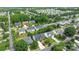 An aerial view of a beautiful neighborhood with mature trees and well-kept lawns at 4658 Cedar Rock Dr, Charlotte, NC 28273