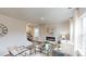 Open-concept living area showcasing modern decor and a cozy fireplace at 5058 Beargrass Dr, Dallas, NC 28034