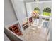 Overhead view of a living room with fireplace, built-ins, and french doors at 534 N Ingleside Farm Rd, Iron Station, NC 28080
