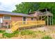Exterior shot of backyard featuring a new deck and two story gazebo at 8282 Park Edwards Rd, Kannapolis, NC 28081