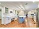 Spacious kitchen featuring a large island, modern appliances, ample storage, and stylish design at 8282 Park Edwards Rd, Kannapolis, NC 28081