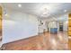 Open kitchen design with hardwood flooring, ample counter space, and modern appliances in a bright setting at 8282 Park Edwards Rd, Kannapolis, NC 28081