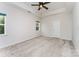 Bedroom with neutral carpet, windows, ceiling fan and lots of natural light at 829 River Park Rd, Belmont, NC 28012