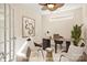 Comfortable office area with large desk, modern chairs, and natural lighting at 10502 Old Ardrey Kell Rd, Charlotte, NC 28277