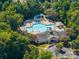 This community offers a resort-style pool with a slide and ample lounging space for residents at 1402 Coachman Dr, Waxhaw, NC 28173
