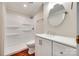 The bathroom features a white vanity, updated fixtures, and a stand-up shower at 275 N Garrison Rd, Rock Hill, SC 29730