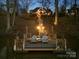 Scenic view of a private dock with chairs on the water at 3115 Duck Point Dr, Monroe, NC 28110