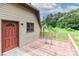 Side view of deck featuring an entryway door at 443 Troutman Farm Rd, Statesville, NC 28677