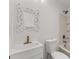 Bathroom with shower/tub, commode and vanity at 60 Valley Nw St, Concord, NC 28025