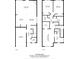 A detailed, two-story home floor plan with dimensions and labels at 6037 Chelsea Oaks Rdg # 77, Tega Cay, SC 29708