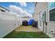 Back patio featuring a grill and a small fenced-in yard at 6037 Chelsea Oaks Rdg # 77, Tega Cay, SC 29708