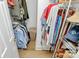 Well-organized closet with shelves, rods, and accessories providing functional storage and easy access at 655 Powder Horn Ln, Indian Trail, NC 28079