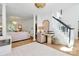 Open entryway with a staircase and hardwood floors at 655 Powder Horn Ln, Indian Trail, NC 28079