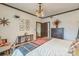 Tastefully decorated bedroom with unique star burst wall decor, offering a personalized touch at 715 N Church St # 613, Charlotte, NC 28202
