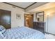 Neutral bedroom with large dresser and mirror, providing a serene and organized atmosphere at 715 N Church St # 613, Charlotte, NC 28202