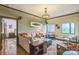 Inviting living room featuring hardwood floors, comfortable seating, and windows offering city views at 715 N Church St # 613, Charlotte, NC 28202