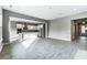 Bright eat-in kitchen with white cabinets and a kitchen island at 7517 Lancaster Hwy # 5, Waxhaw, NC 28173