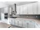 A beautifully designed kitchen featuring modern appliances, sleek countertops, and stylish white cabinetry at 7517 Lancaster Hwy # 5, Waxhaw, NC 28173