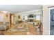 Open living room featuring fireplace, neutral decor, and smooth access to additional space at 814 Rhodann Dr, Shelby, NC 28152