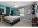 The Bedroom includes a ceiling fan and one window for natural light at 844 Fieldstone Rd, Mooresville, NC 28115