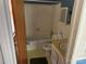 Bathroom with tub and shower combination with a linoleum floor at 8524 Anette Ave, Mint Hill, NC 28227