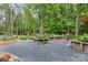 Gardens featuring gravel and timber planters with gravel at 9918 Windrow Dr, Indian Trail, NC 28079