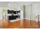 Modern kitchen featuring stainless steel appliances and a center island at 11209 Lazio Ln # 1, Charlotte, NC 28277